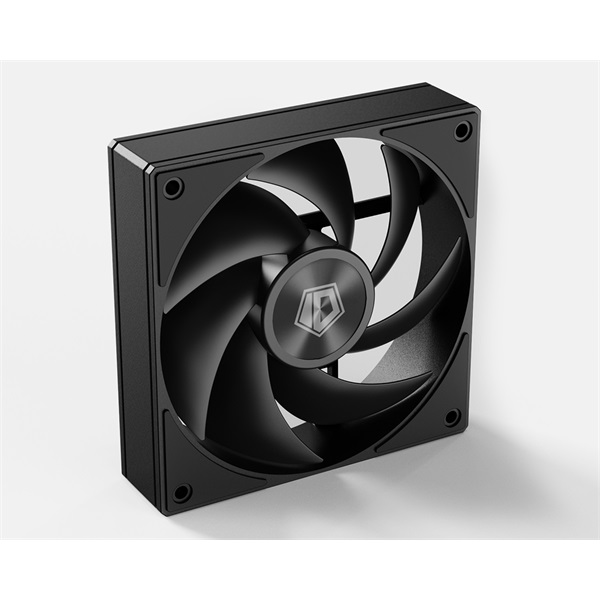 ID-Cooling AF-1230-K  31,1dB PWM 12cm Cooler  Fekete 