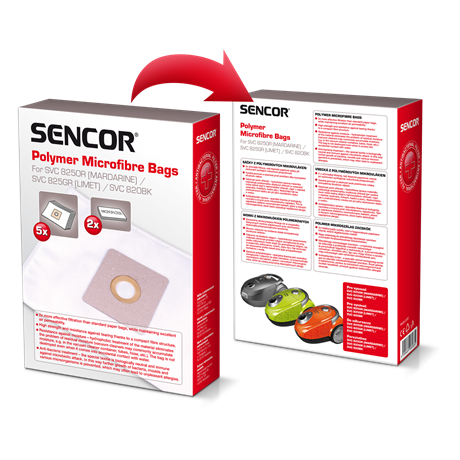 Sencor SVC8 PAPIRZSAK 5 DB-OS PAPÍRZSÁK