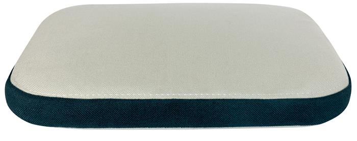 Ülőpárna, ergonómiai, szövetborítású, LEITZ "Ergo", világosszürke