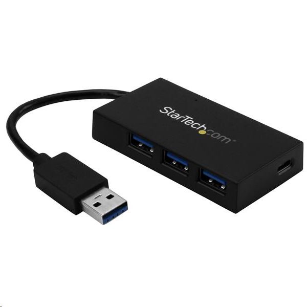 StarTech.com 4 portos USB 3.0 HUB fekete (HB30A3A1CFB) StarTech.com 4 portos USB 3.0 HUB fekete (HB30A3A1CFB)