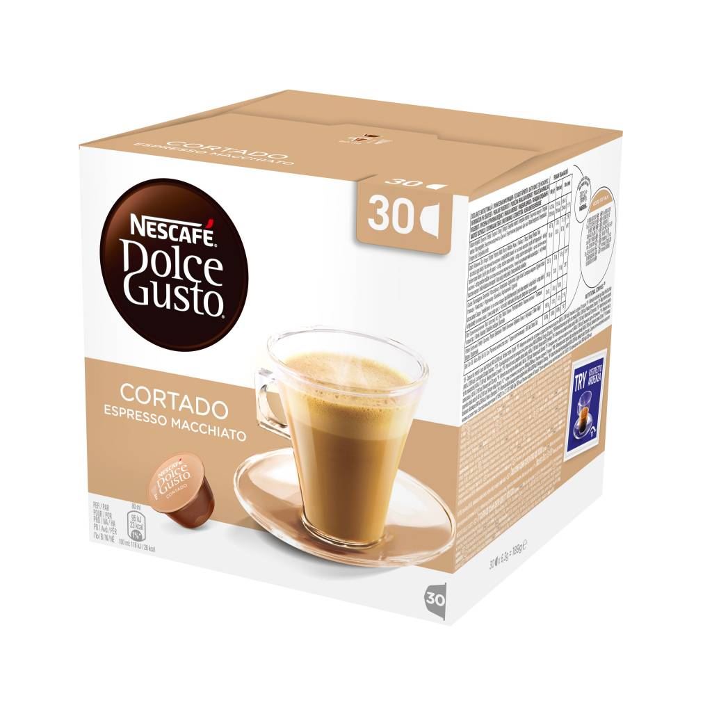 Nescafé Dolce Gusto Cortado kapszula 30db Nescafé Dolce Gusto Cortado kapszula 30db