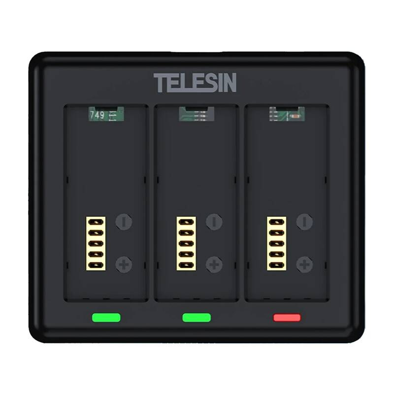 Telesin S0-BCG-12-TGP Töltő 3 akkumulátorhoz GoPro HERO 13