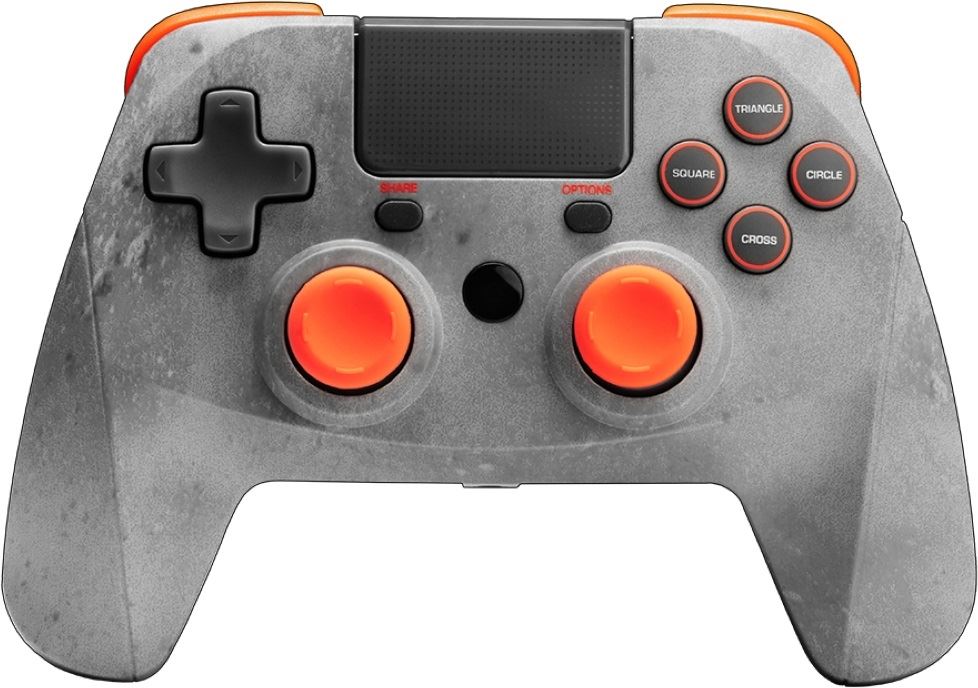 Snake Byte SB914522 GAME:PAD 4 S WIRELESS ROCK vezeték nélküli kontroller szürke-narancs Snake Byte SB914522 GAME:PAD 4 S WIRELESS ROCK vezeték nélküli kontroller szürke-narancs