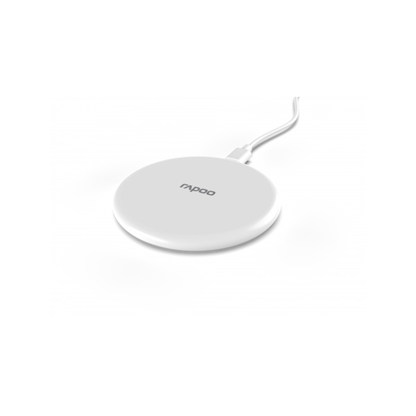 Rapoo 217721 "XC105" 10W vezeték nélküli fehér mobiltelefon töltő Rapoo 217721 "XC105" 10W vezeték nélküli fehér mobiltelefon töltő