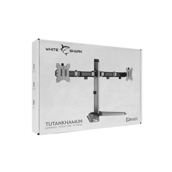 White Shark TUTANKHAMUN GMS-3206  dupla 17"- 32"  asztali monitor tartó