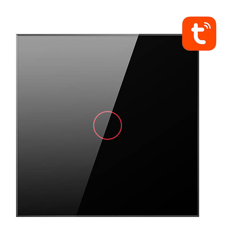 Smart Light Switch ZigBee Avatto LZTS02-EU-B1 1 Way No Neutral TUYA (black) Smart Light Switch ZigBee Avatto LZTS02-EU-B1 1 Way No Neutral TUYA (black)