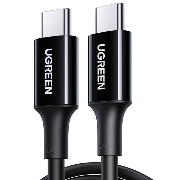 UGREEN US300 USB-C – USB-C kábel 100 W  5 A  2 m Fekete
