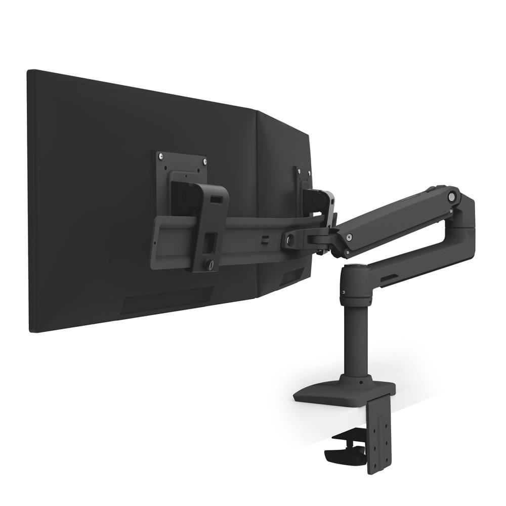 Ergotron LX dual direct monitortartó asztali kar 25" fekete (45-489-224)