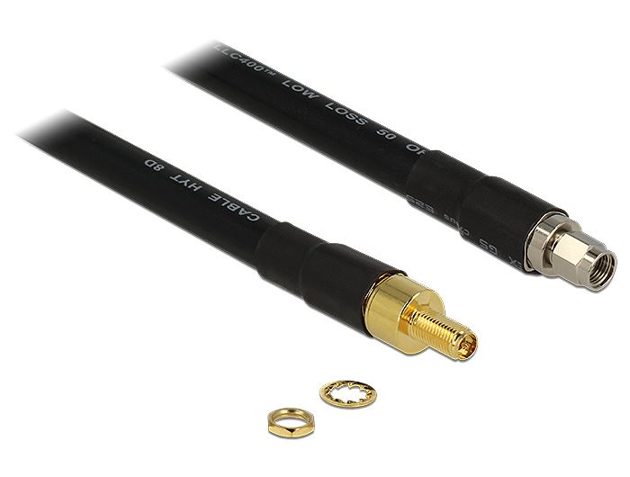 Delock RP-SMA -> RP-SMA jack dugó 2m (13014)