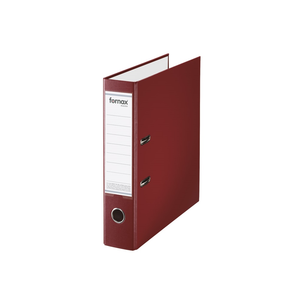 Fornax Master Iratrendező A4, 8cm,  bordó (SA-403303)