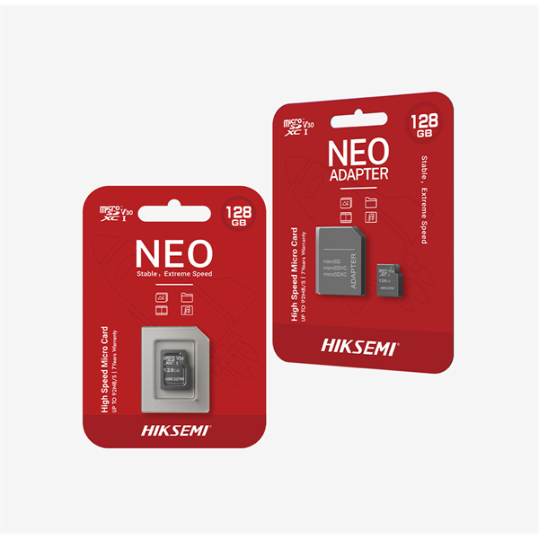 HIKSEMI Memóriakártya MicroSDHC 32GB Neo CL10 92R/15W UHS-I V10 + Adapter (HIKVISION) HIKSEMI Memóriakártya MicroSDHC 32GB Neo CL10 92R/15W UHS-I V10 + Adapter (HIKVISION)