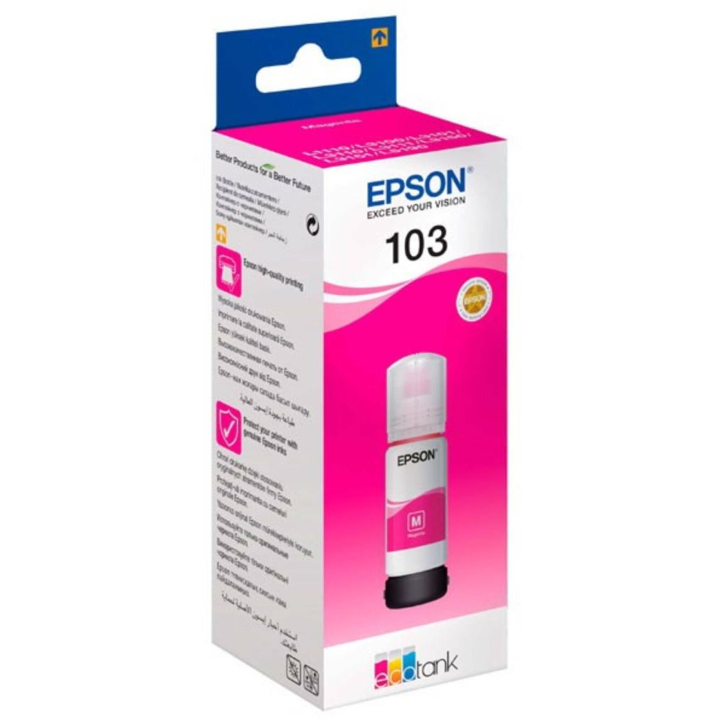 Epson 103 EcoTank tinta magenta (C13T00S34A) Epson 103 EcoTank tinta magenta (C13T00S34A)