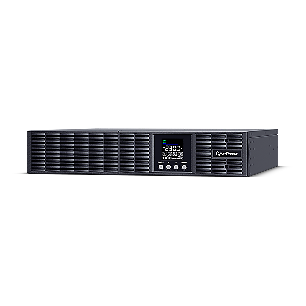 CYBERPOWER UPS, 3000VA/2700W, 8xC13, színes LCD, szünetmentes, tiszta színuszos, online kettős konverzió, rack/tower