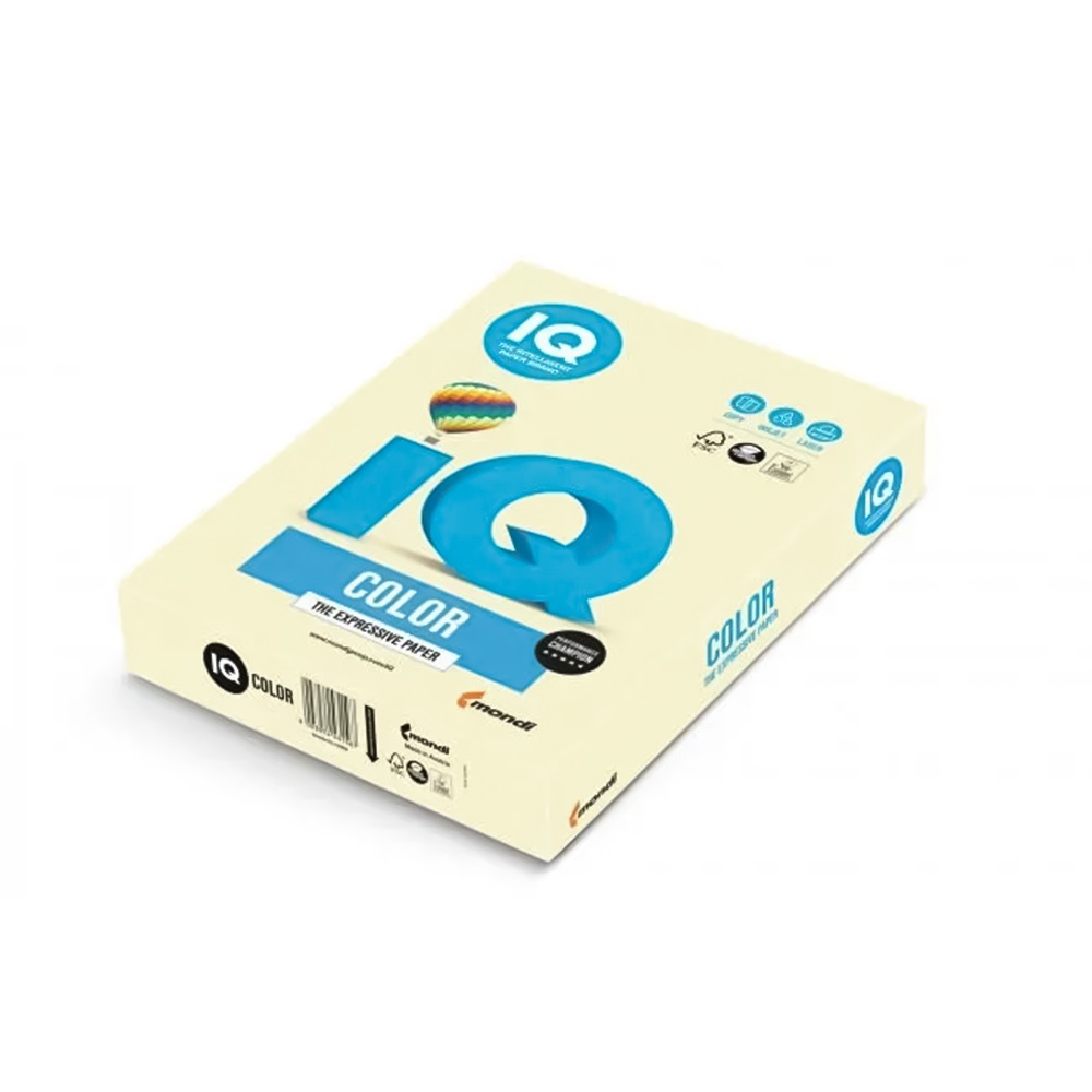 Mondi Másolópapír, színes, A4, 160g.  BE66 250ív/csomag, pasztell vanília (C416/P/BE66)