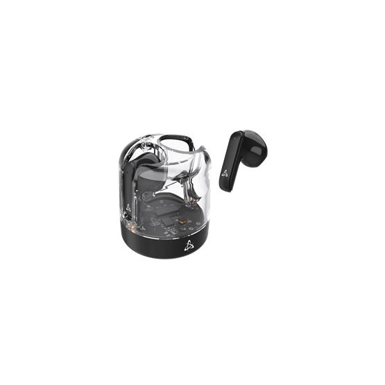  SBOX EB-TWS12B bluetooth v5.4 in-ear fülhallgató mikrofonnal  EDR Fekete