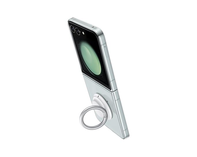 Samsung Galaxy Z Flip5 tok rögzítővel átlátszó (EF-XF731CTEG)
