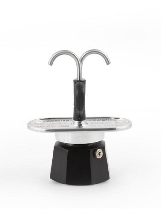 Bialetti Mini Express 2 személyes kotyogós kávéfőző fekete (2020) (7302) Bialetti Mini Express 2 személyes kotyogós kávéfőző fekete (2020) (7302)