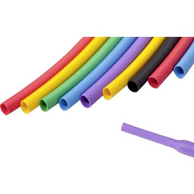 Hongshang H-2(3X)12 - 4 Zsugorcső ragasztó nélkül Fekete 12 mm Zsugorodási arány:3:1 méteráru