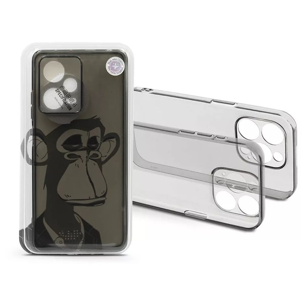 Haffner HF272622 Xiaomi Redmi Note 12 Pro+ 5G Gray Monkey átlátszó szilikon hátlap Haffner HF272622 Xiaomi Redmi Note 12 Pro+ 5G Gray Monkey átlátszó szilikon hátlap
