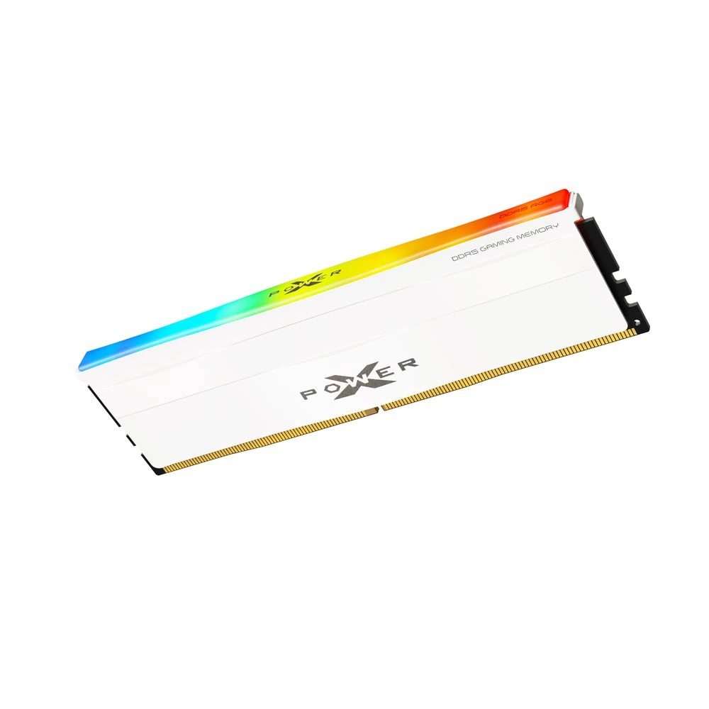 Silicon Power 64GB DDR5 6000MHz Kit(2x32GB) XPower Zenith Gaming RGB Memória Fehér