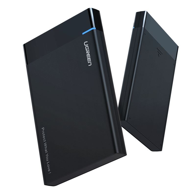 UGREEN US221 2,5" külső merevlemez ház fekete (50743) UGREEN US221 2,5" külső merevlemez ház fekete (50743)