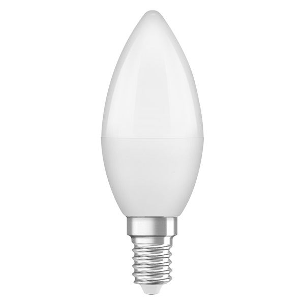OSRAM LED E14 Gyertya forma 5.7 W = 40 W Melegfehér (O x H) 38 mm x 105 mm EEK: A+ 3 db OSRAM LED E14 Gyertya forma 5.7 W = 40 W Melegfehér (O x H) 38 mm x 105 mm EEK: A+ 3 db