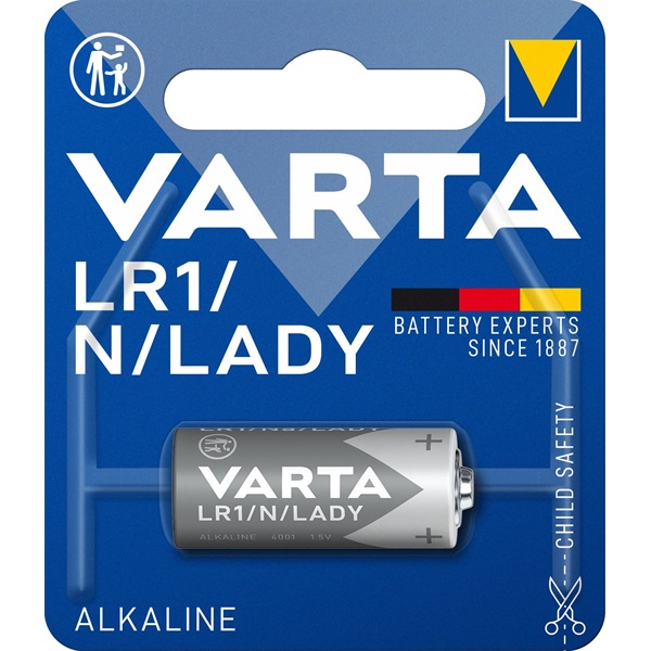 Varta elem LR1 1.5 V (1db/csomag)  (4001112401)