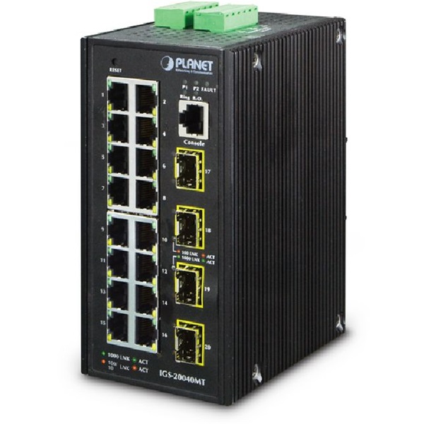 Planet PLANET managed Industrial Gigabit Ethernet Switch