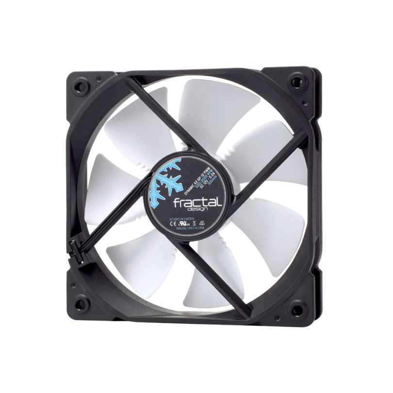 Fractal Design FD-FAN-DYN-X2-GP12-PWM-WT Dynamic X2 GP-12 PWM hűtő ventilátor fekete-fehér  