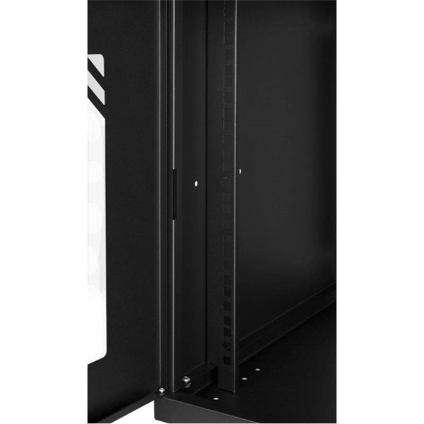 Stalflex 9U fali rack szekrény 19" 450mm fekete (RC19-9U-450GB)
