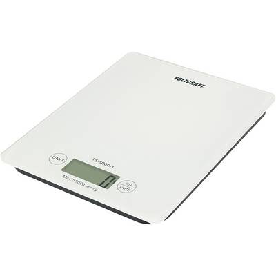Digitális asztali mérleg, max.5 kg-ig 1g felbontással, Voltcraft TS-5000/1 Digitális asztali mérleg, max.5 kg-ig 1g felbontással, Voltcraft TS-5000/1