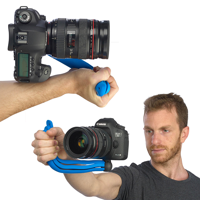 Miggö Splat Flexible hajlítható lábú miniállvány, DSLR és akció kamerákhoz, kék