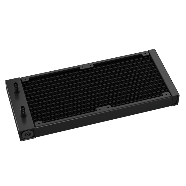DeepCool CPU Water Cooler - LS520S Zero Dark (max 19dB; max. 145,86 m3/h; 2x12cm, A-RGB LED)