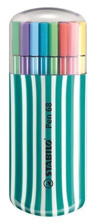 STABILO "Pen 68 Zebrui" rostirón készlet 1 mm 20 különböző szín (6820-02-2-5) STABILO "Pen 68 Zebrui" rostirón készlet 1 mm 20 különböző szín (6820-02-2-5)