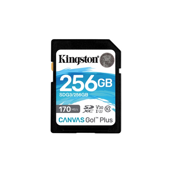 256GB SDXC Kingston Canvas Go! Plus UHS-I U3 V30 (SDG3/256GB) 256GB SDXC Kingston Canvas Go! Plus UHS-I U3 V30 (SDG3/256GB)
