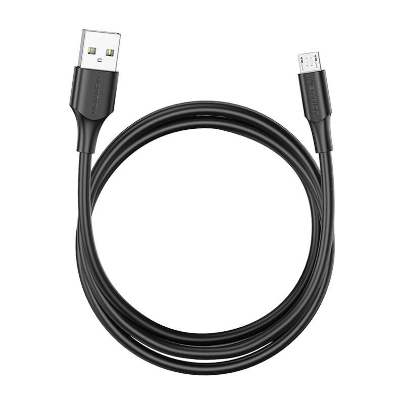USB 2.0 Male to Micro-B Male 2A 2m Vention CTIBH (black)