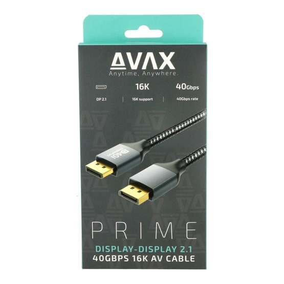  AVAX AV901 PRIME Display - Display 2.1/40Gbps 16K/60Hz AV 2m kábel  
