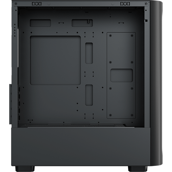 Formula Számítógépház - Air Mesh G3 Black (fekete, ablakos, 1x12cm venti, mATX, 1xUSB3.0, 2xUSB2.0)