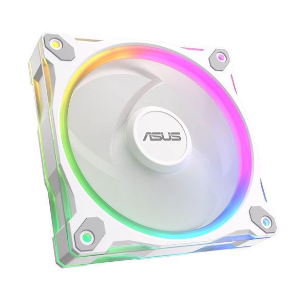 Asus Prime MR120 ARGB Reverse ház hűtő ventilátor Fehér