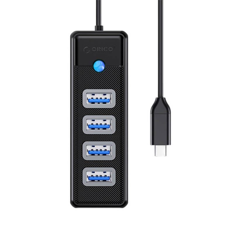 Orico 4x USB 3.0 Hub fekete (PW4U-C3-015-BK-EP)