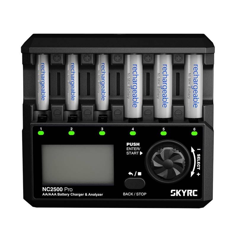 SkyRC NC2500 Pro AA / AAA elemtöltő (SK-100185-01) SkyRC NC2500 Pro AA / AAA elemtöltő (SK-100185-01)
