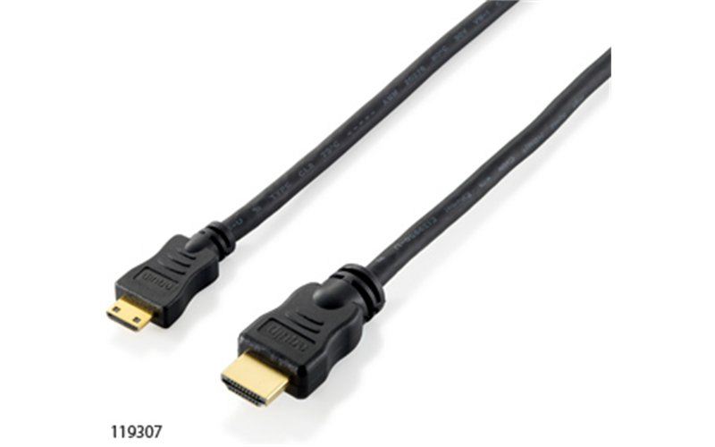 Equip 119307 HDMI - MiniHDMI kábel 1.4, apa/apa, 2m Equip 119307 HDMI - MiniHDMI kábel 1.4, apa/apa, 2m