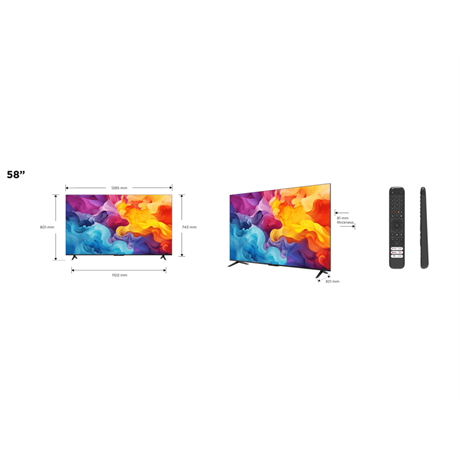 Tcl 58P655 UHD GOOGLE SMART Televízió