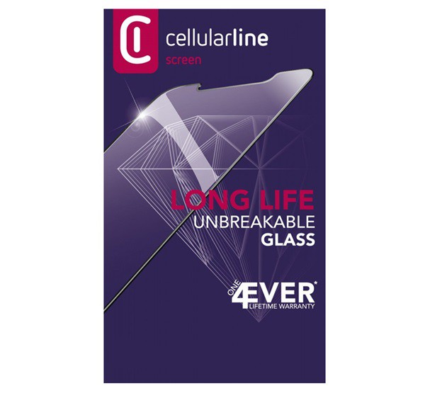 CELLULARLINE LONG LIFE képernyővédő üveg (3D full cover, íves, extra karcálló, ultravékony, 0.2 mm, 9H) FEKETE [Apple iPhone 13 Pro Max]