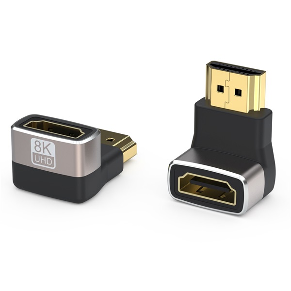 PremiumCord Adapter HDMI 90°, 8K60Hz, 4K120Hz, F/M (KPHDMA-39)