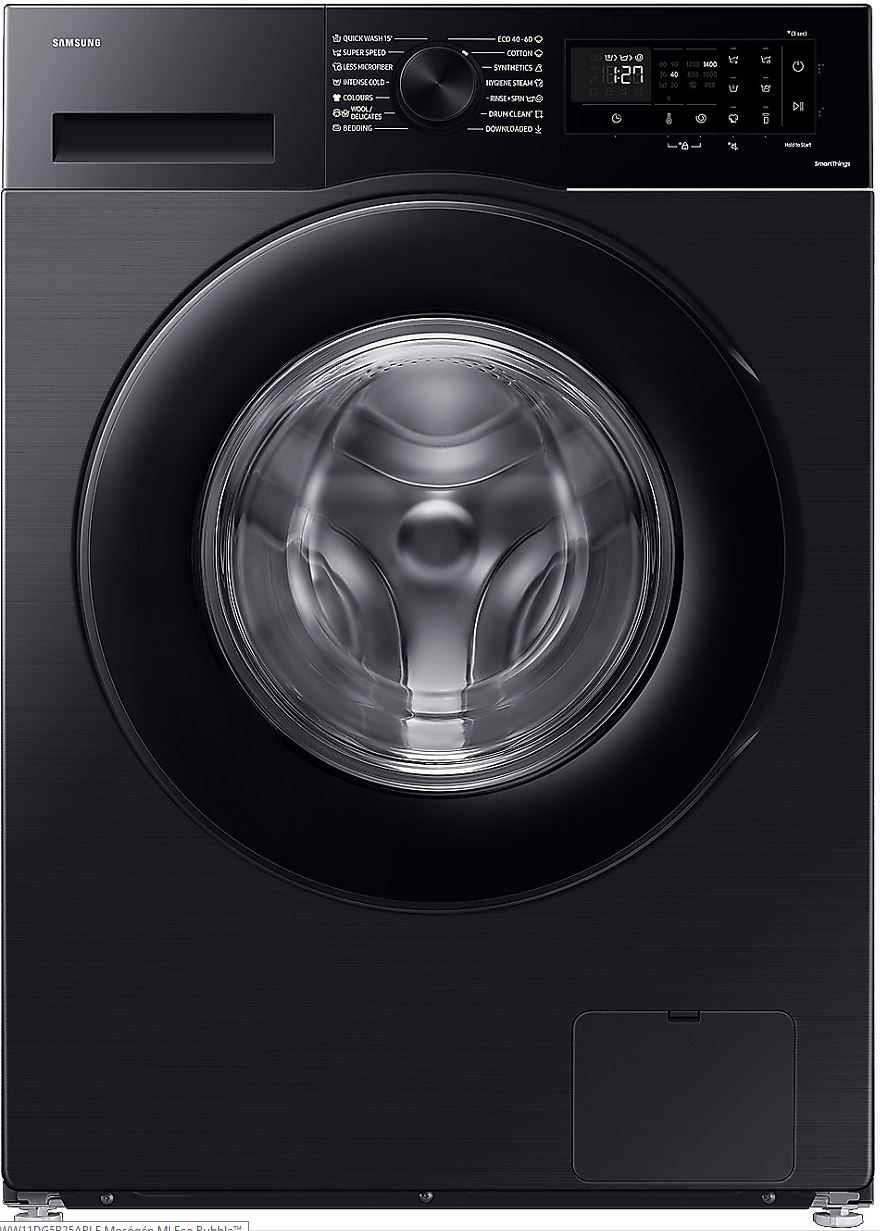 Samsung WW11DG5B25ABLE Elöltöltős mosógép - 11 kg, 1400 ford./perc, A Energiaosztály, MI Eco Bubble, Gőz program Samsung WW11DG5B25ABLE Elöltöltős mosógép - 11 kg, 1400 ford./perc, A Energiaosztály, MI Eco Bubble, Gőz program