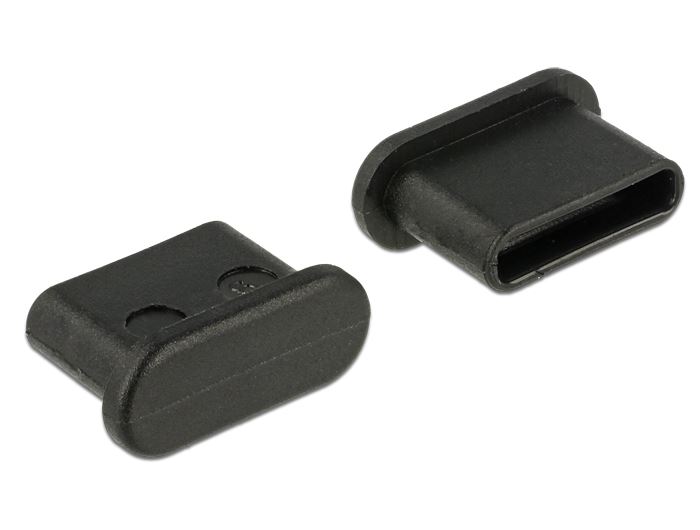 Delock 64014 USB Type-C kimenethez porvédő 10 darab fekete Delock 64014 USB Type-C kimenethez porvédő 10 darab fekete