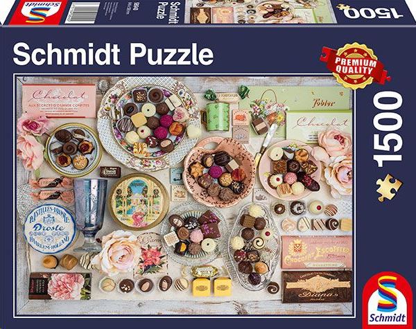 Schmidt Nostalgic chocolates 1500 db-os puzzle (58940, 18937-184) Schmidt Nostalgic chocolates 1500 db-os puzzle (58940, 18937-184)