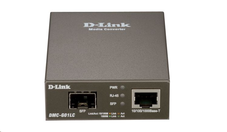 D-Link DMC-G01LC/E 10/100/1000Mbps - SFP média Converter