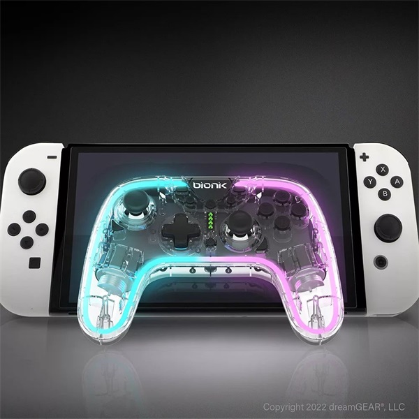 Bionik BNK-9099 NeoGlow Nintendo Switch vezeték nélküli RGB kontroller